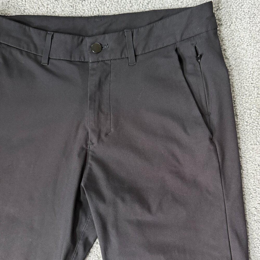 Lululemon Commission Pant Slim in Men's Size 30 - Black Warpstreme Fabric - VGUC - Picture 2 of 10
